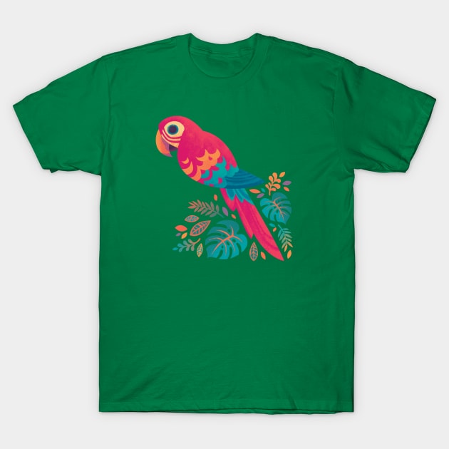 Scarlet Macaw T-Shirt by Waynem